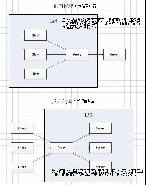 Nginx反向代理服务器、负载均衡和正向代理