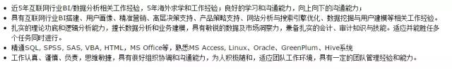 如何写好数据分析师简历？