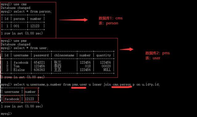 在MySQL中怎样进行跨库查询？